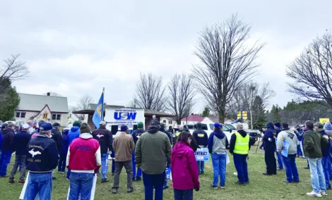 United Steelworkers rally held in Negaunee amid ongoing contract negotiations with Cleveland Cliffs